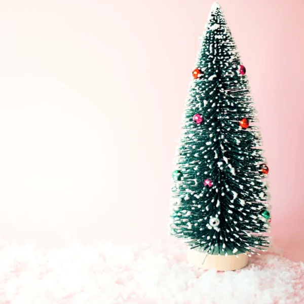 Mini Snow-Dusted Christmas Tree